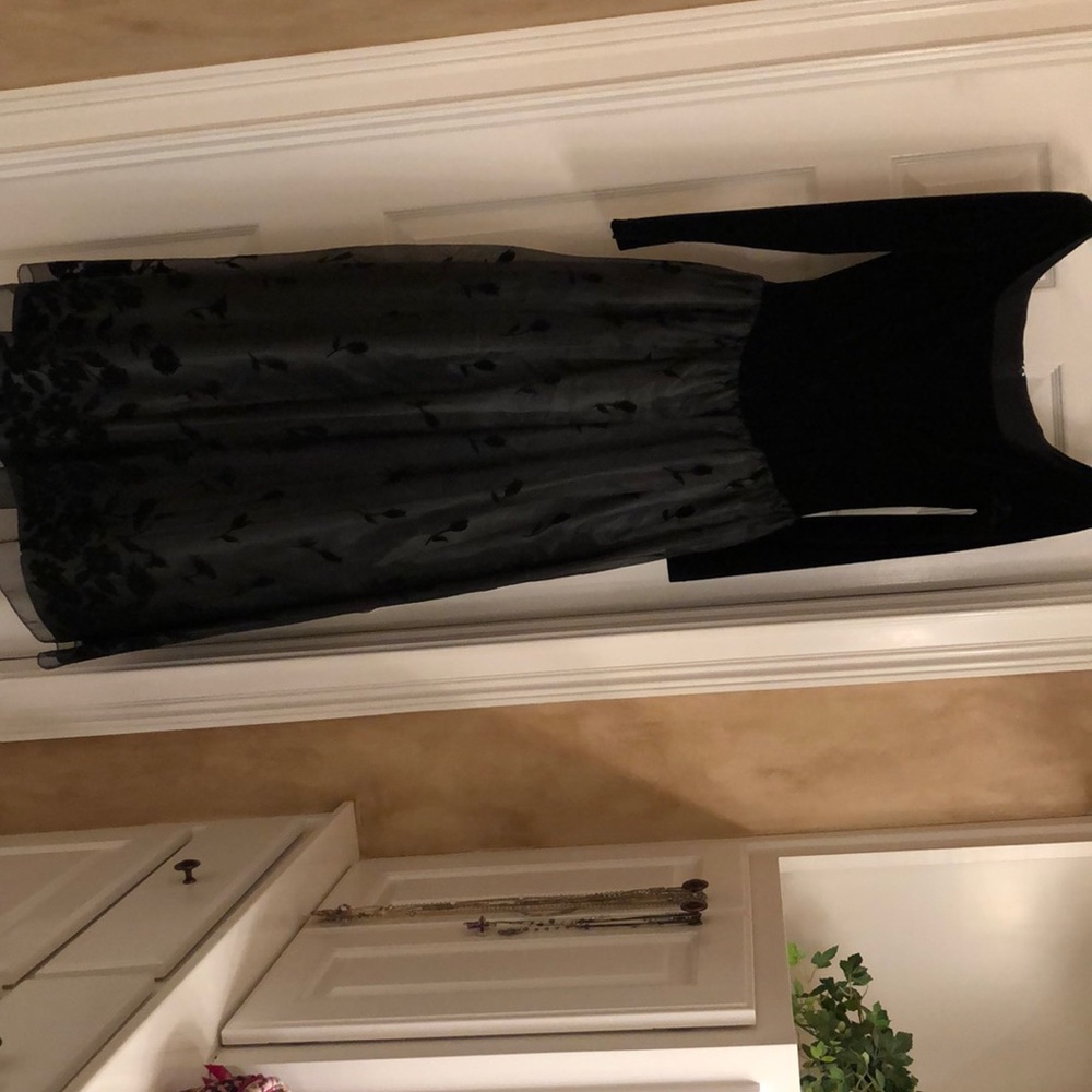 Black dress for a black tie event